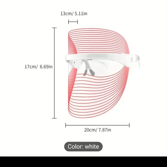 7 Color LED Wavelength Light Mask - Picture 5 of 11